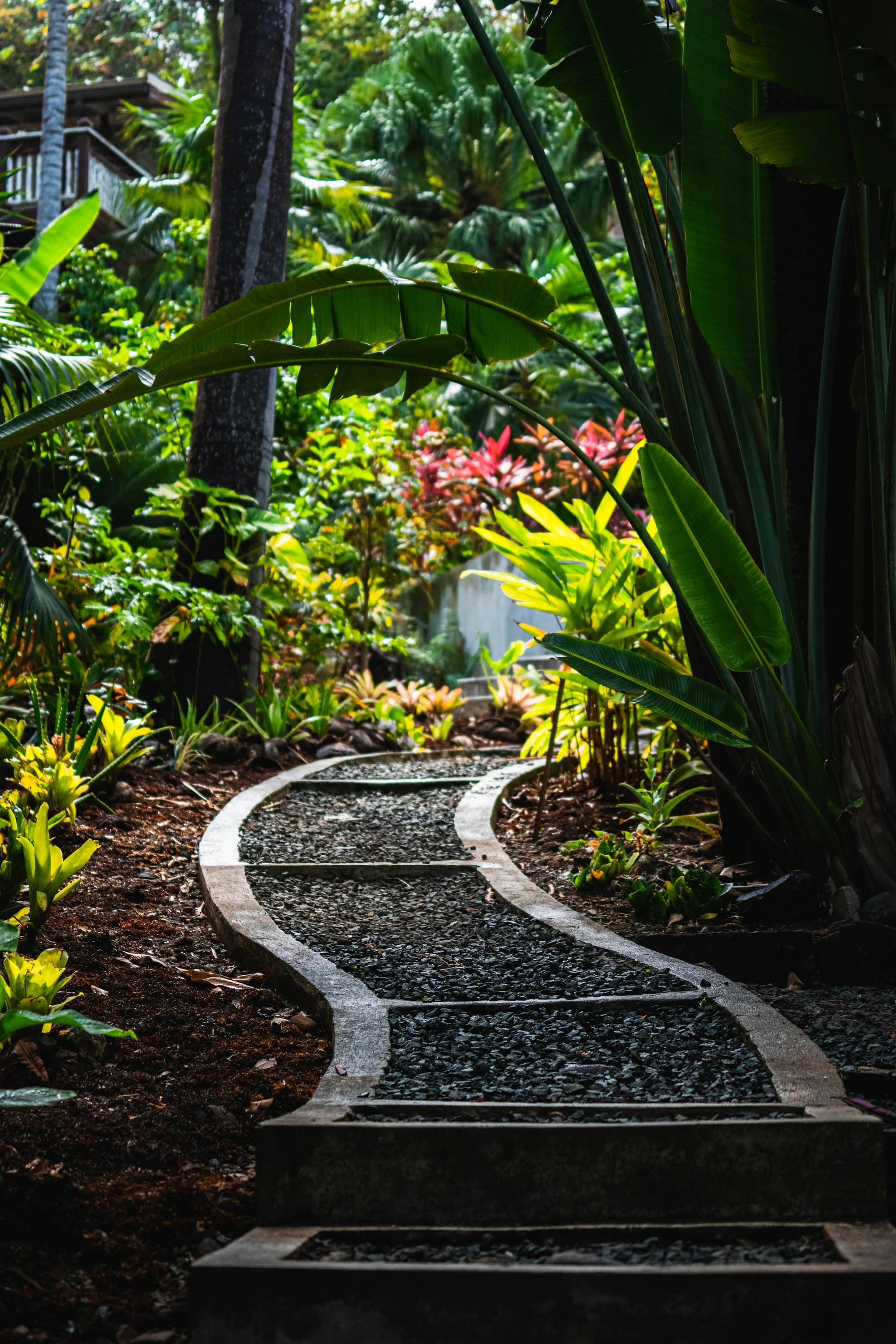 A peaceful garden path, the kind of calm outdoor space our homes provide